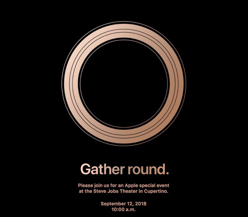 Apple Einladung September Event