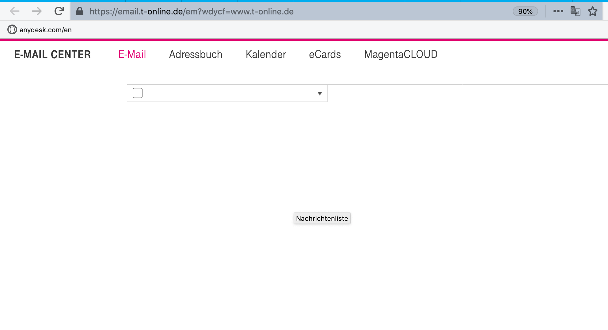 Nichts geht mehr bei T-online.de und seinem Mail-Service. Und das schon seit Stunden.