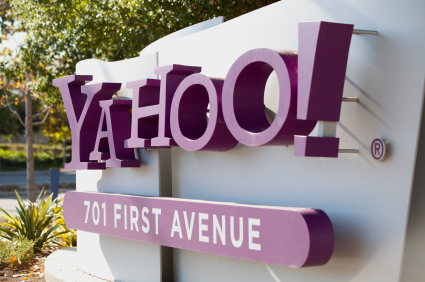 Headquarters of Yahoo INC! located at 701 First Avenue in Sunnyvale, CA photo by Jason Doiy all rights reserved