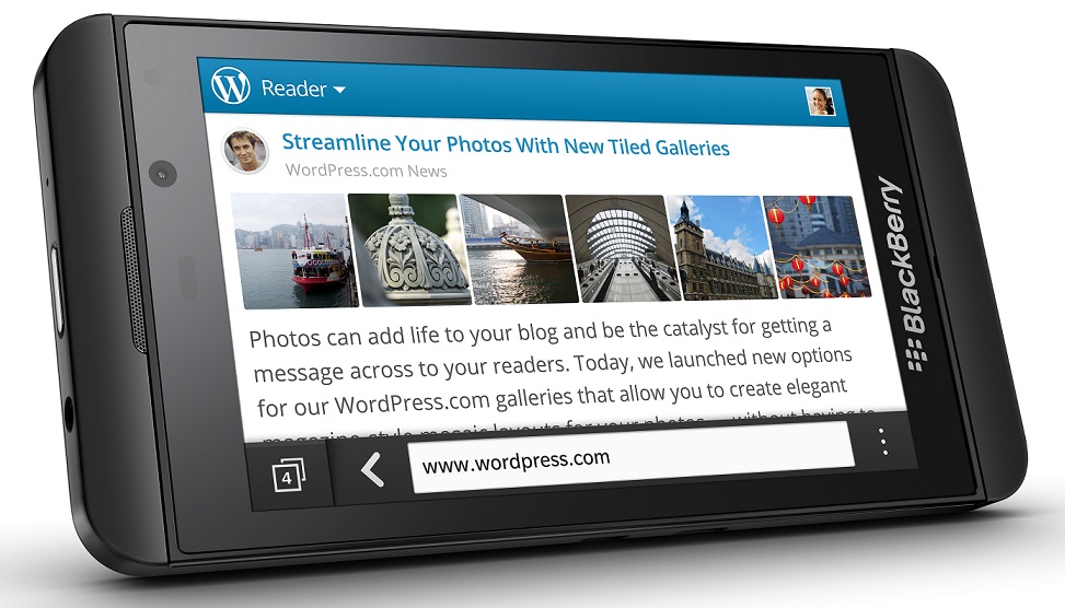 Das Blackberry 10.