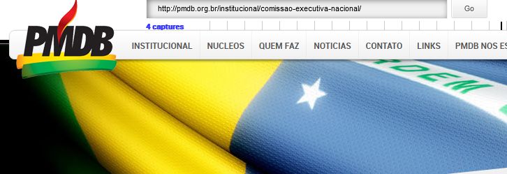 Auch Montag Abend um 22 Uhr war die Webseite der Regierungspartei von Brasilien noch offline.