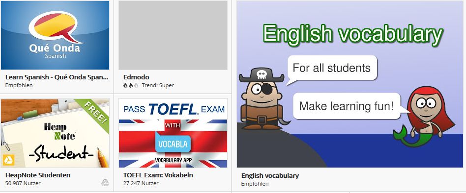 Ob Toeffel-Test oder Spanisch für Anfänger - die Apps für Google Chrome sind vielfältig und oft kostenlos.