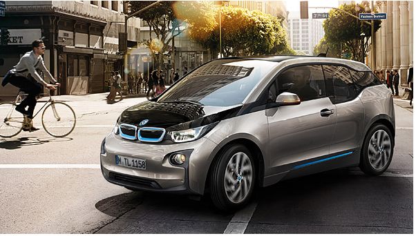 Der neue Elektroflitzer von BMW: Der i3. 