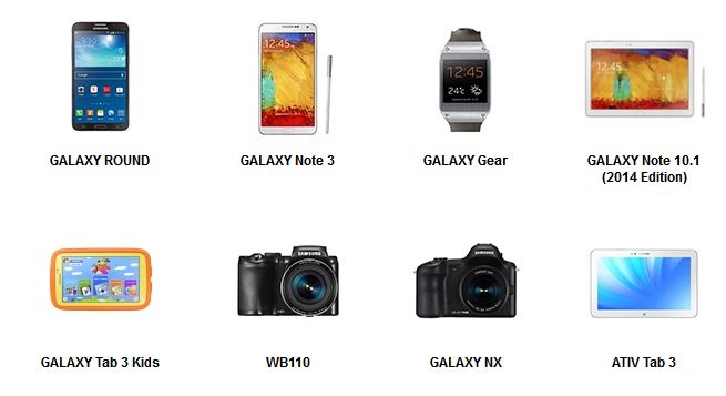 Vom Handy, über das Tablet bis zur Kamera: Samsung bietet unzählige Elektronikprodukte.