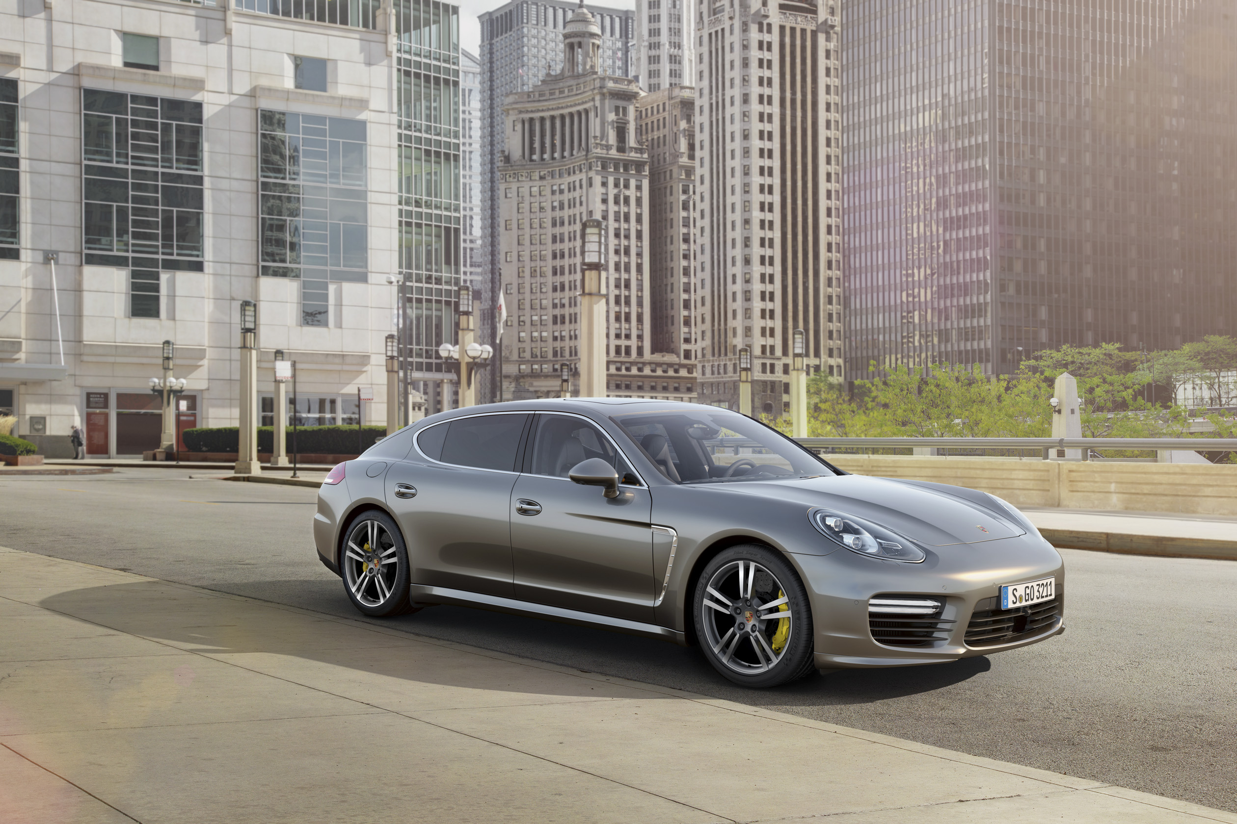 Der Porsche Panamera in New York.