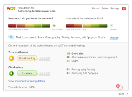 Wot Web of Trust.