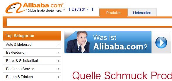 Alibaba gibt an, man sei mit 53 Millionen Mitgliedern der größte B-to-B-Marktplatz der Welt.