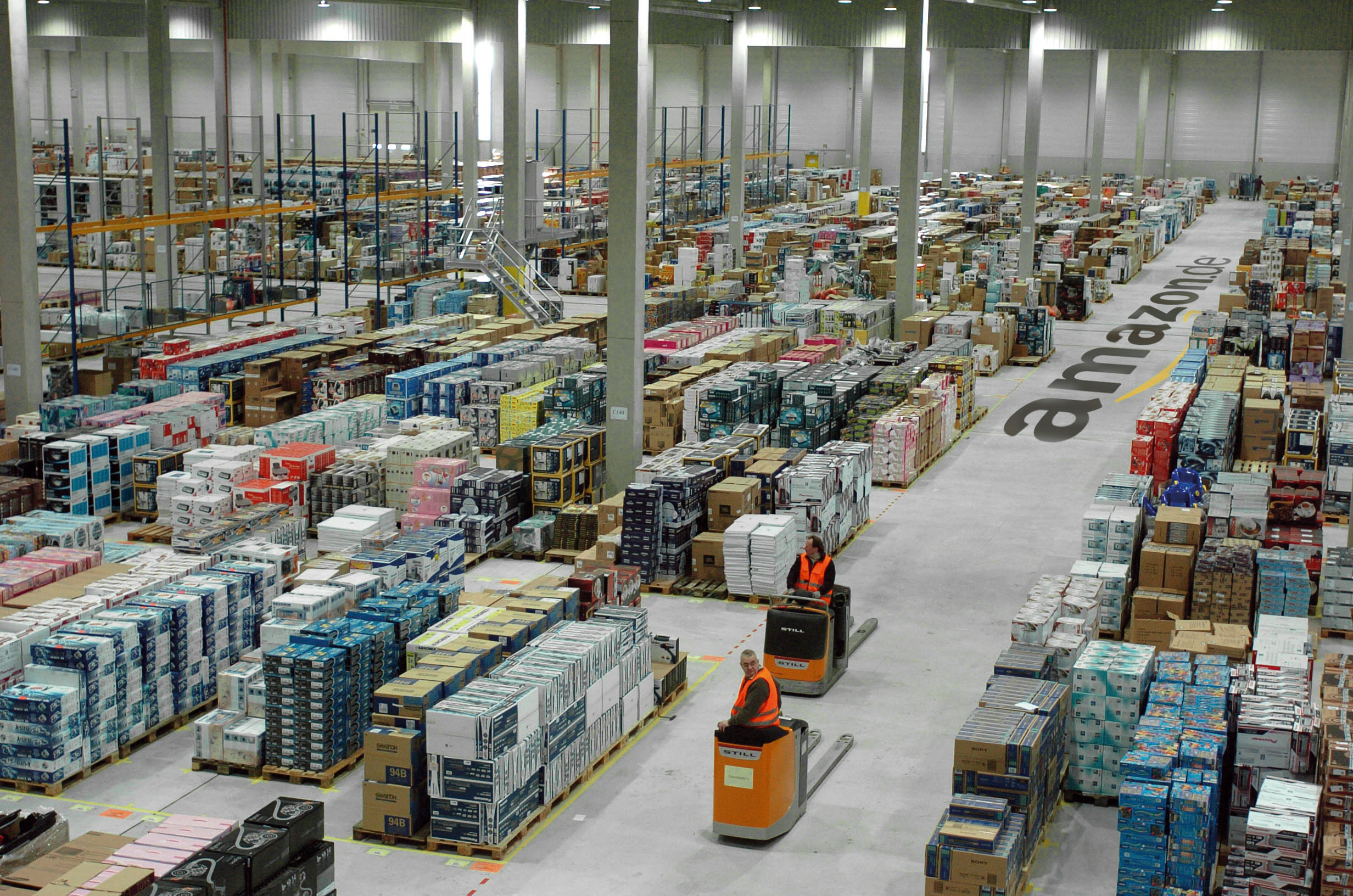 Das Leipziger Versandzentrum von Amazon: Zuletzt kam es vor allem durch Streiks in die Schlagzeilen.