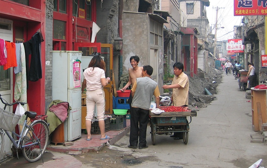 China ist ein Markt mit über einer Milliarde Menschen. Das ist für alle westlichen Unternehmen attraktiv. Hier die über 300 Jahre alte Altstadt von Peking.