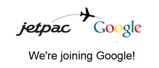 So verkündet Jetpac die Google-Übernahme.