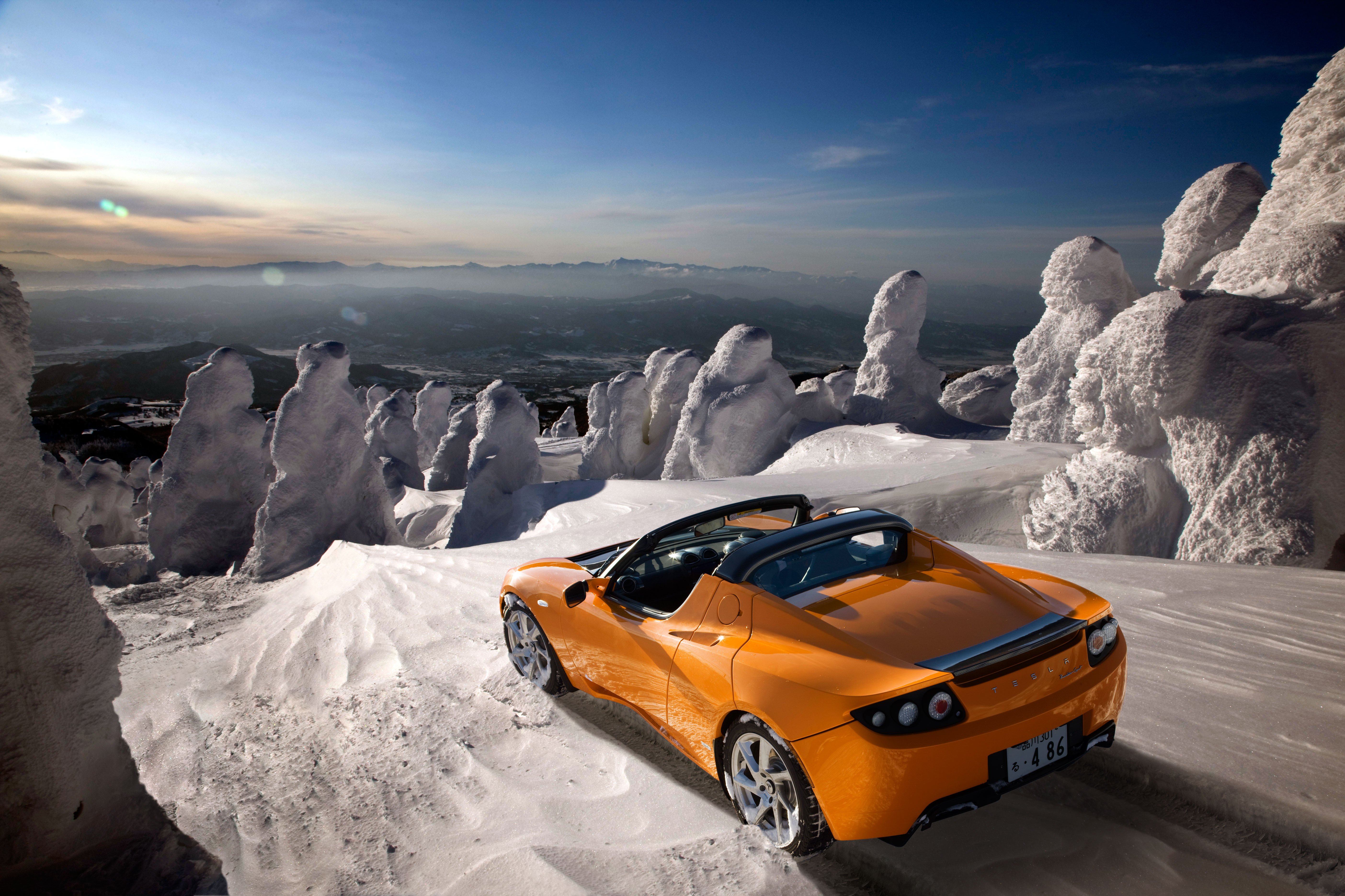 Der Tesla Roadster.