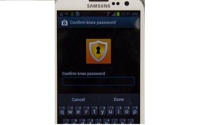 Das Samsung Knox System in Android.