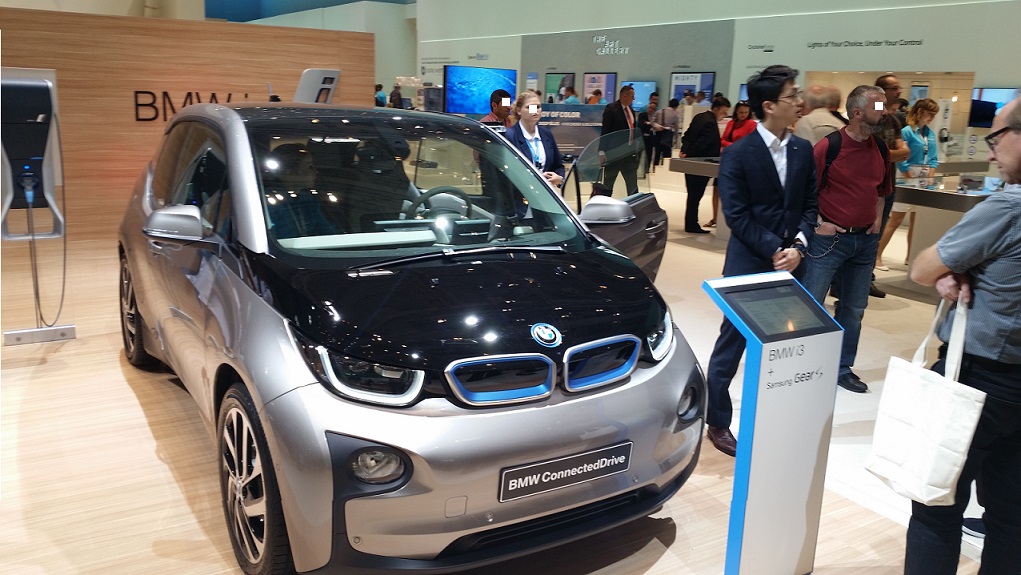 Der BMW i3 war ein begehrtes Objekt auf der Internationalen Funkausstellung IFA 2014 in Berlin.