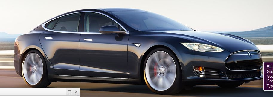 Das Model S von Tesla.