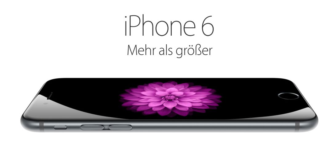 So wirbt Apple für das iPhone 6.