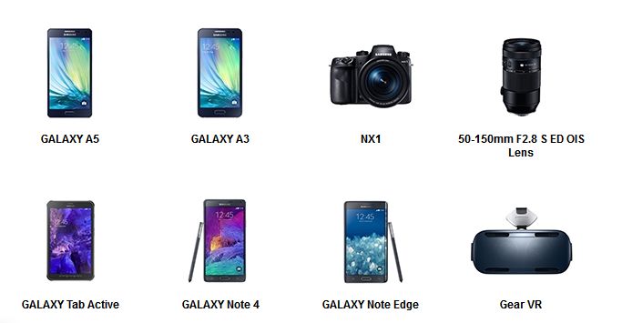 Samsung bietet zahlreiche mobile Endgeräte.