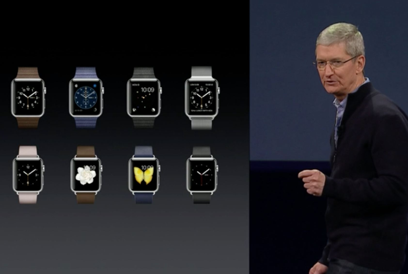 Tim Cook präsentiert die Apple Watch