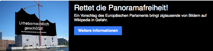 Wikipedia bittet das Europaparlament um Hilfe um die Pressefreiheit zu verteidigen.