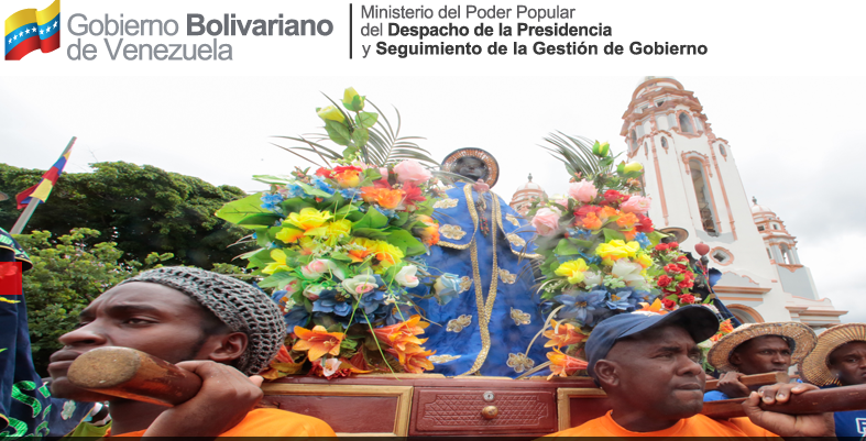 Homepage der Regierung von Venezuela.