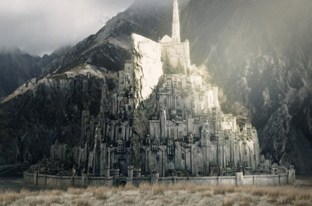 Wie im Film von Herr der Ringe soll Minas Tirith einstmals original aussehen.
