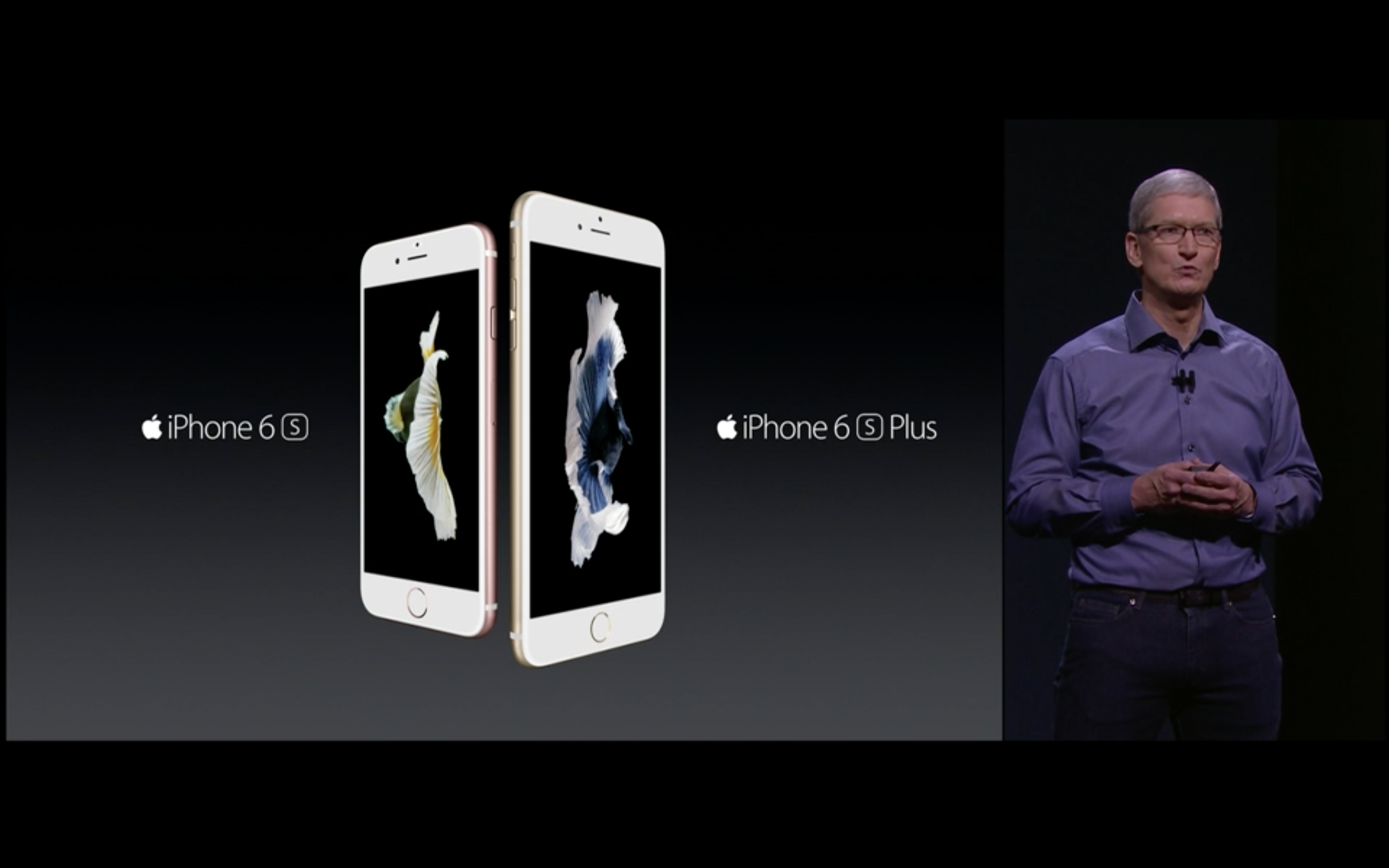 Apple-Chef Tim Cook präsentierte das neue iPhone 6s