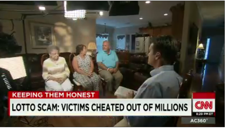 Die amerikanische Opfer-Familie aus den USA im CNN-Bericht.