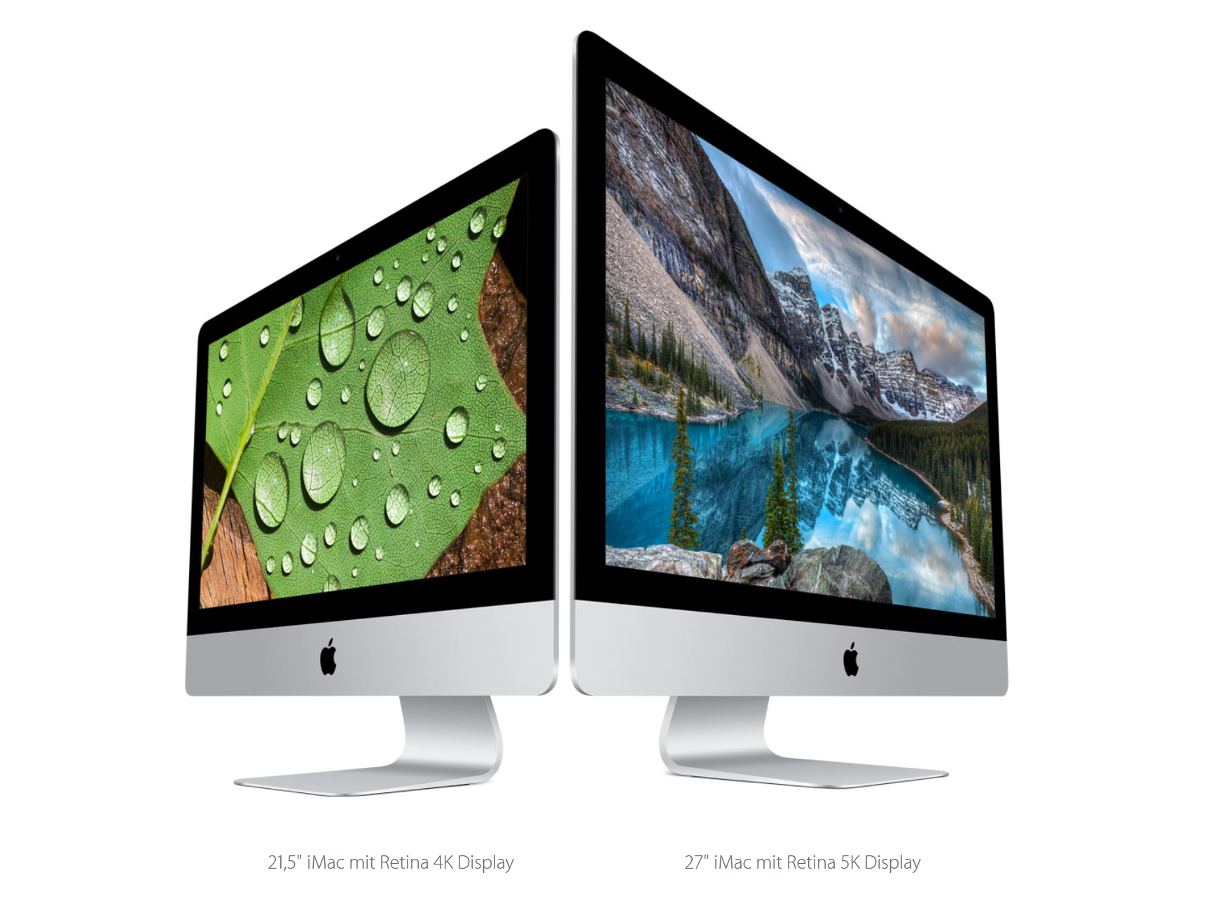 Per Pressemitteilung stellte Apple seine neuen iMac-Modelle vor
