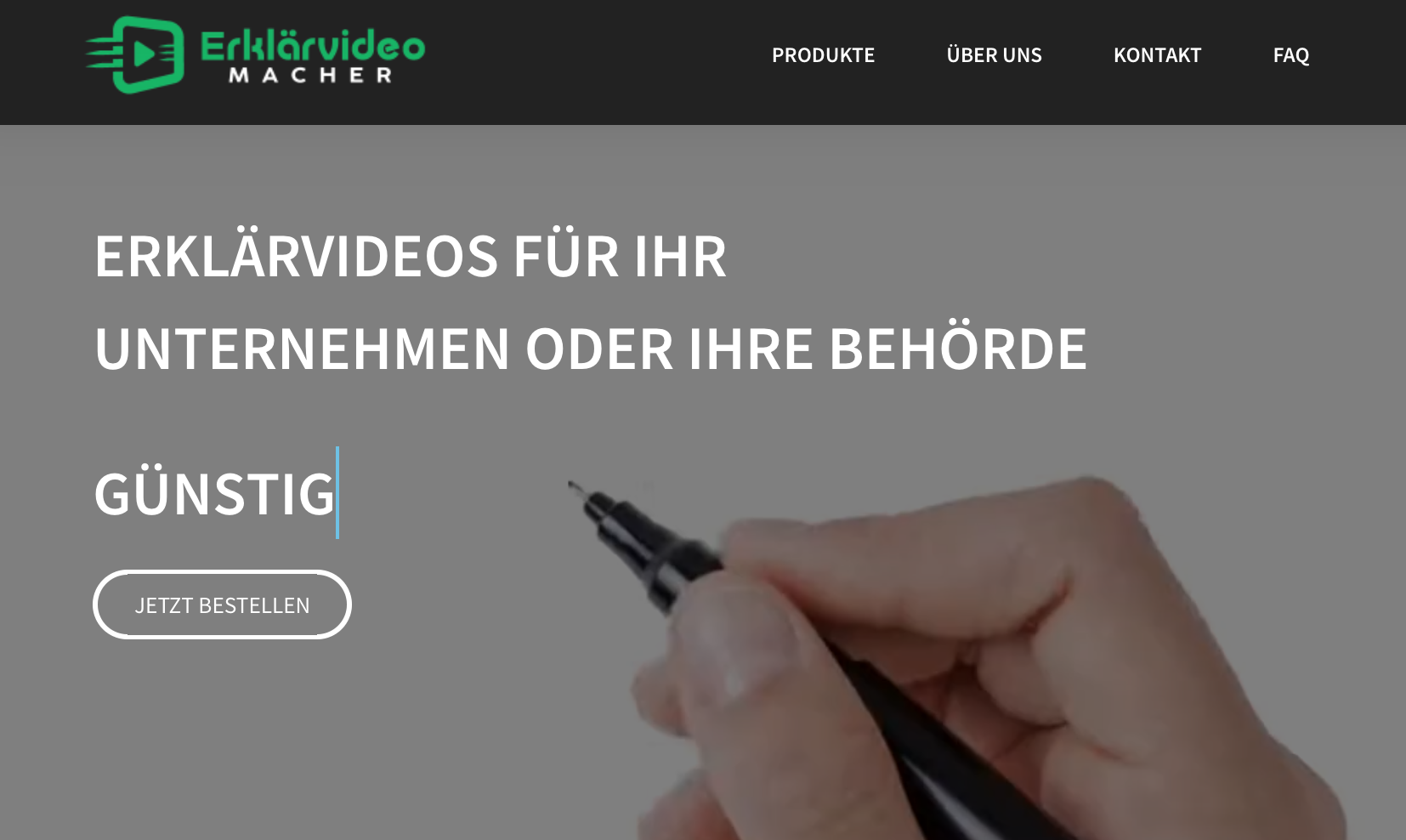 Alles soll mit Erklärvideomacher.com transparenter werden und günstiger.