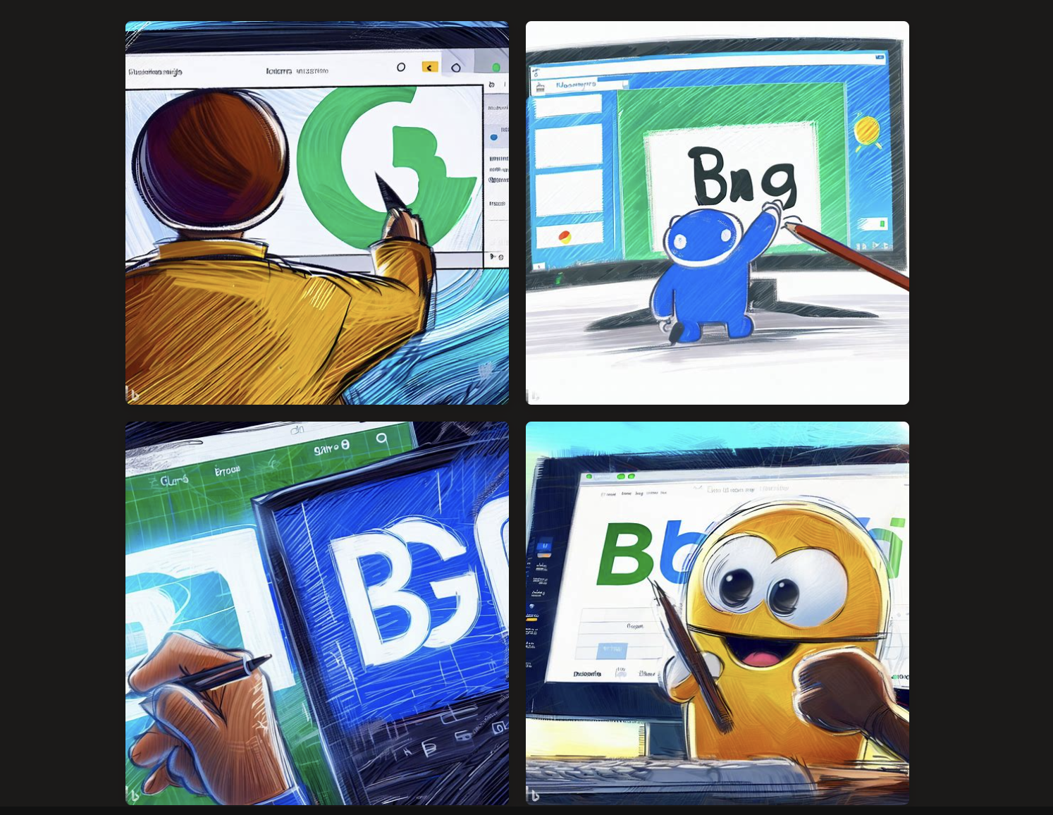 Auf Anfrage der Grafik-Redaktion von NETZ-TRENDS.de entstand mit dem BING Image Creator dieses schöne Bild. Es symbolisiert die Nutzung von Bing und KI.