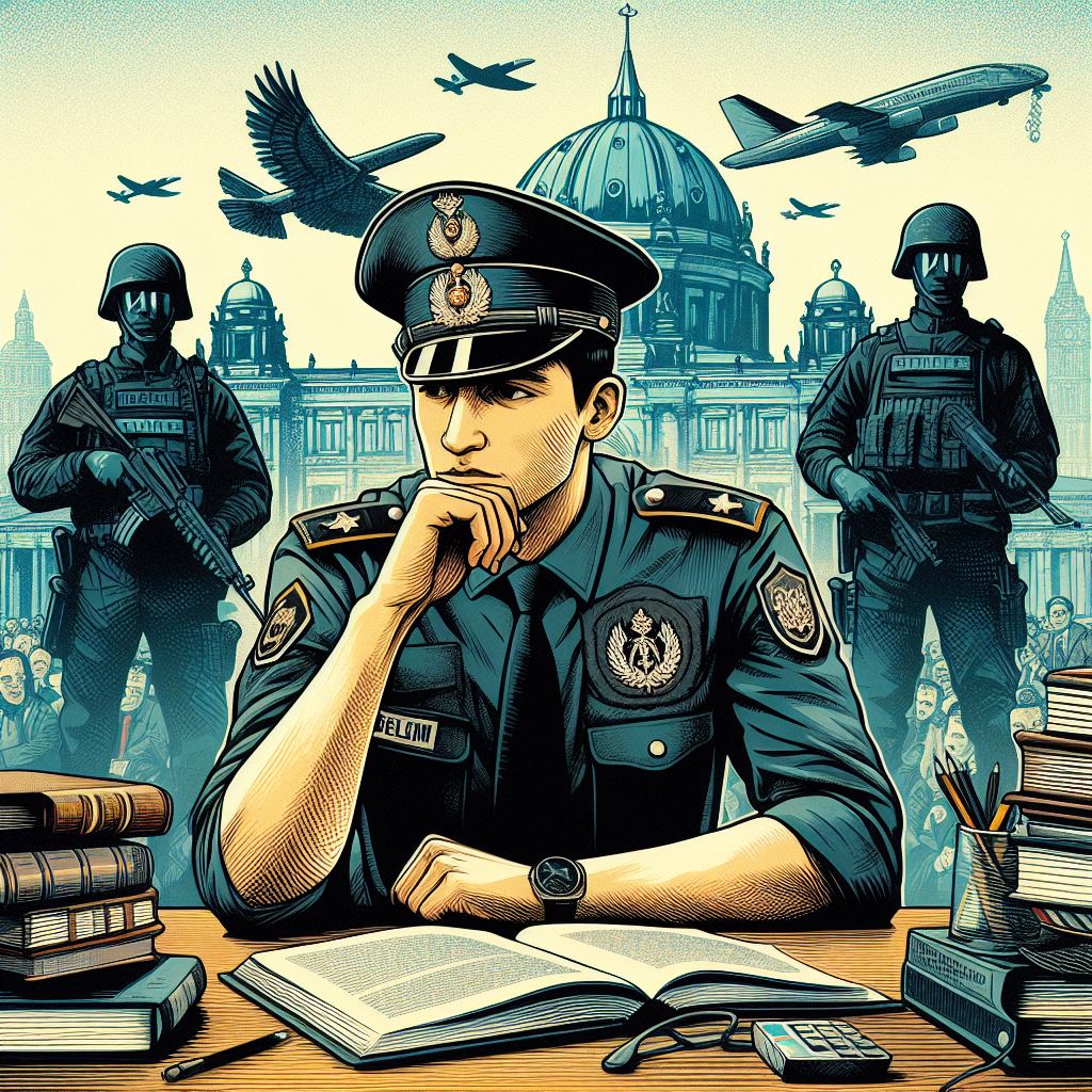 Schrecklich, diese Männer. So sieht NETZ-TRENDS.de den bösen Mann, der künftig  nach dem Willen einiger Frauen in der Führungsetage der Berliner Polizei nur noch als "männlich gelesen" bezeichnet werden soll. Absurdistan und Bürgerentfremdung monieren Kritiker. Das Bild entstand mit der KI Bing Image Creator.