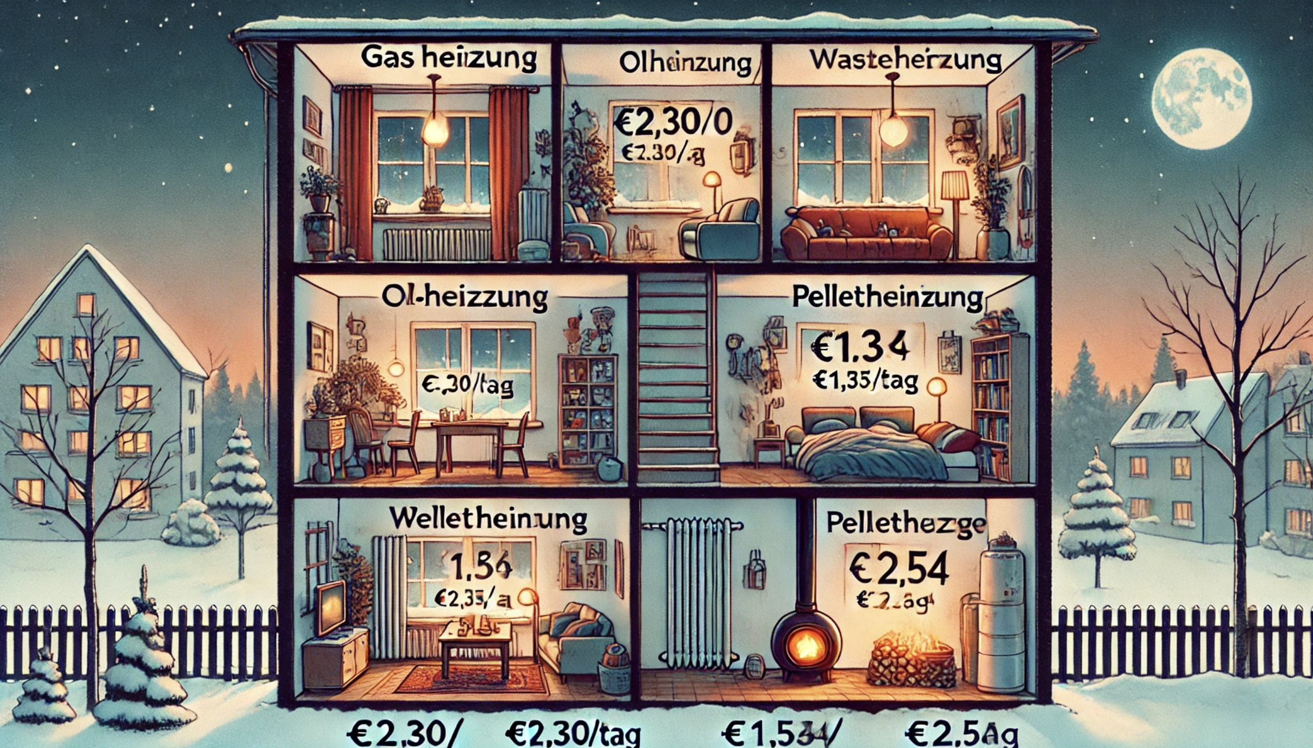 Fernwärme, mit der in Leipzig Hunderte Wohnungen beheizt werden ist die teuerste Heizungsart. Bild: Chat GPT auf Netz-trends-Anfrage.