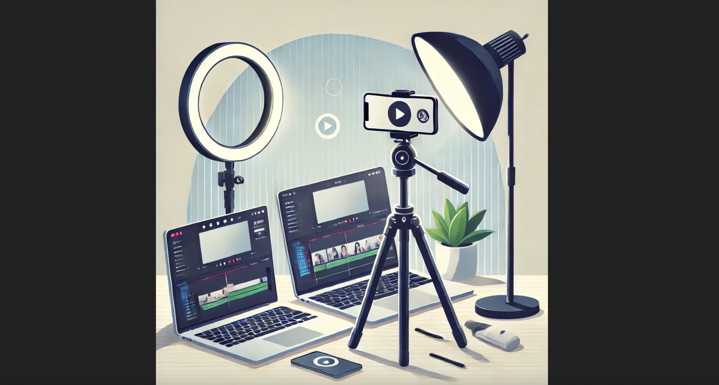 Dein Video zu erstellen ist einfacher als man denkt, aber nebenher machst Du es auch wieder nicht. Bild: KI-generiert über Chat GPT für Netz-trends.