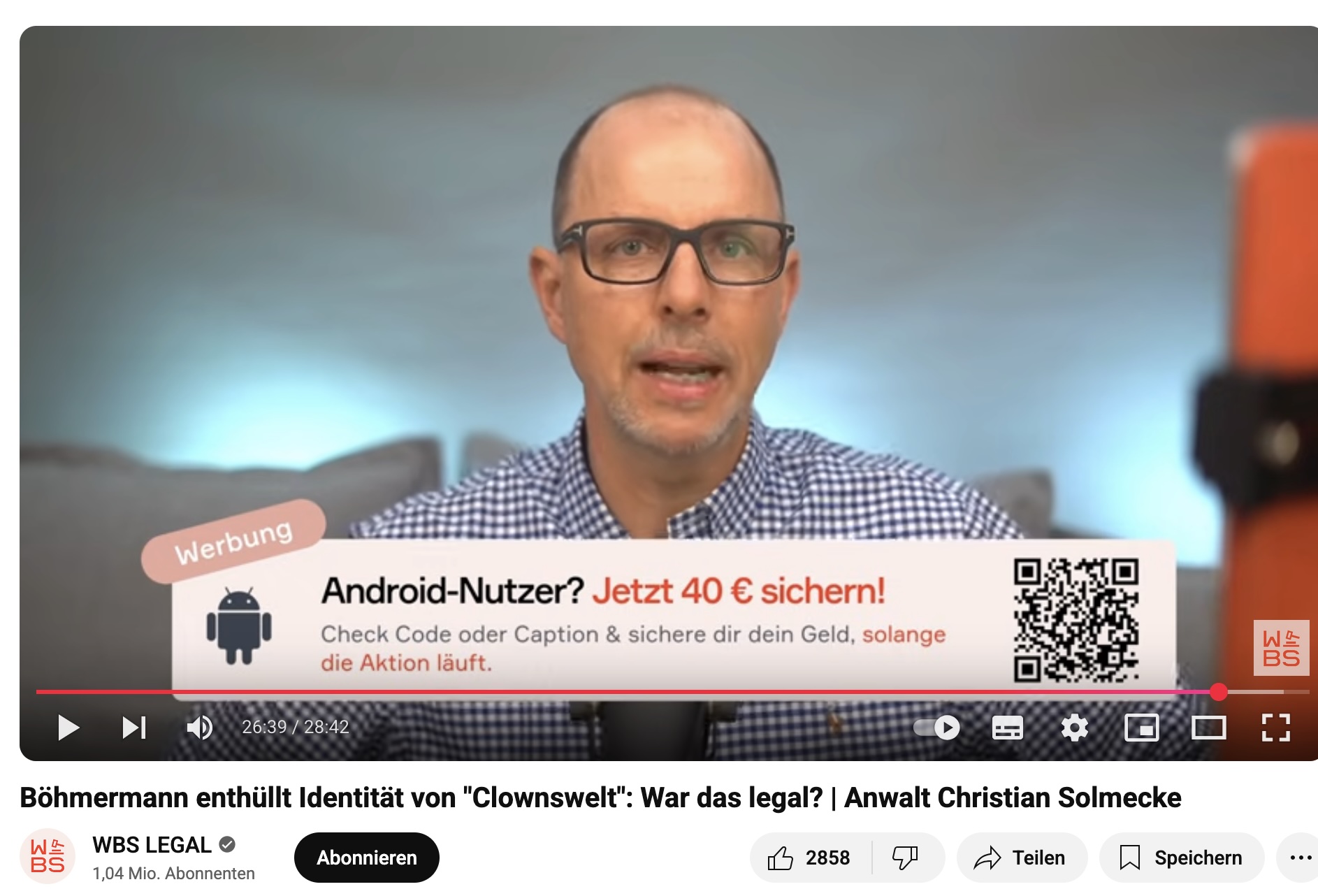 Anwalt sieht höchstwahrscheinlichen großen Rechtsverstoß durch das ZDF.