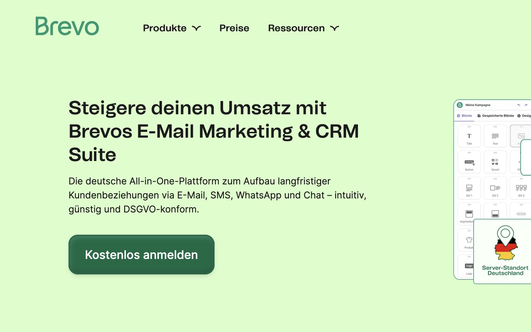 Brevo gehört zu den führenden Anbietern beim Newsletter-Marketing.