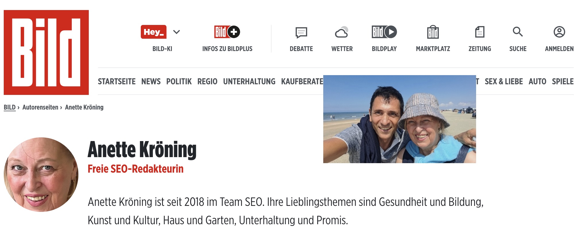 Anette Kröning, oben rechts mit dem langjährigen Bereichsleiter Kommunikation der UNISTER Holding, Dr. Konstantin Korosides.