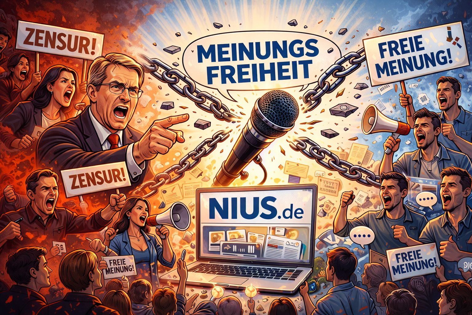 Der Ministerpräsident von Schleswig-Holstein, CDU-Politiker Daniel Günther, möchte Medien zensieren und verbieten: Ein Frontalangriff auf die Demokratie sagen viele.