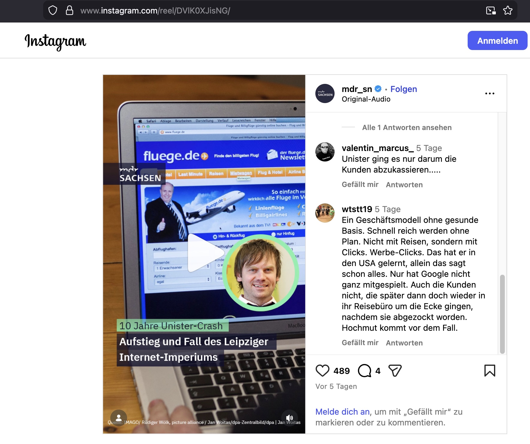 Der MDR pusht auf allen Kanälen derzeit den dreiteiligen UNISTER-Podcast. Hier ein Ausschnitt auf Instagram (https://www.instagram.com/reel/DVlK0XJisNG/).