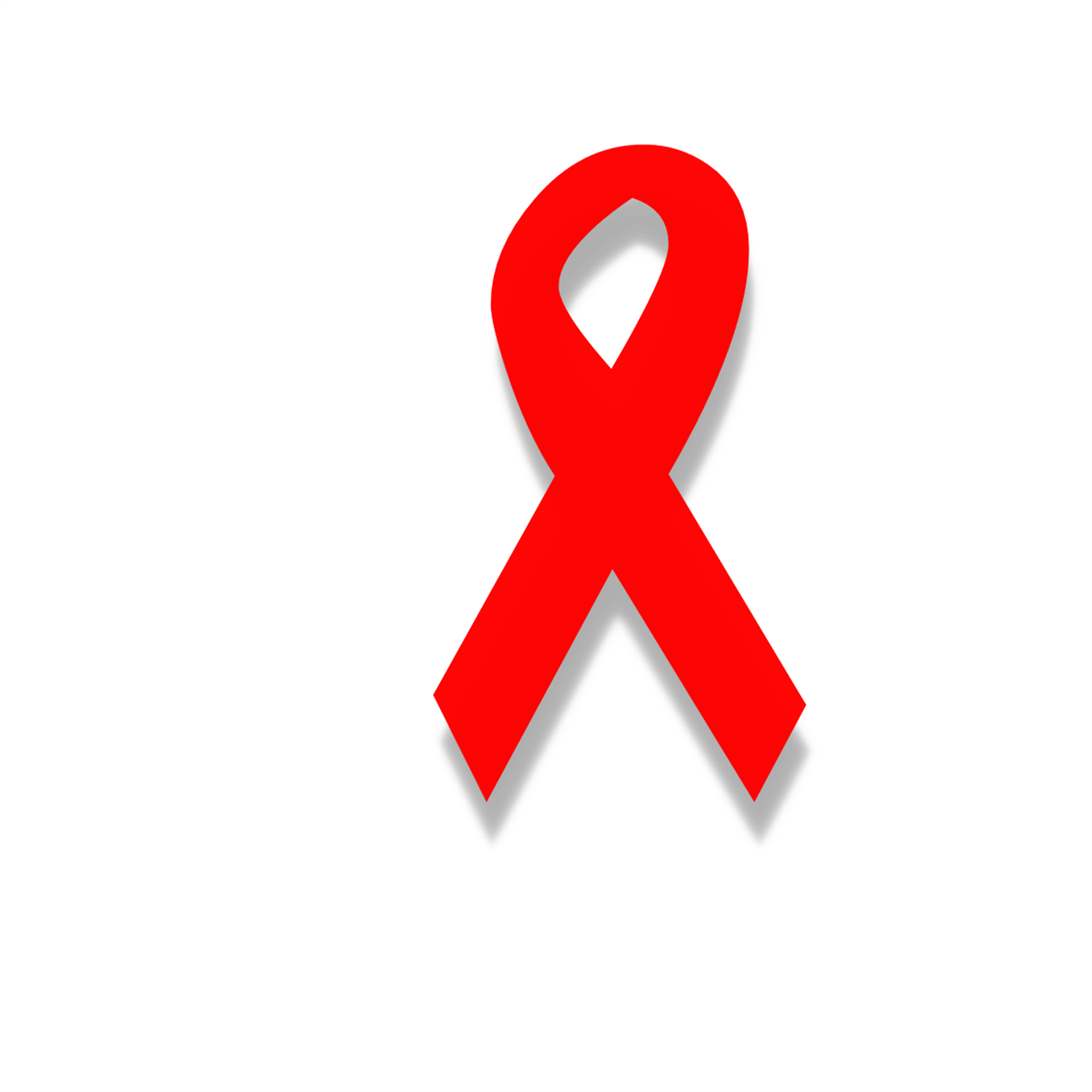 Diese Schleife gilt als Symbol für den Kampf gegen HIV und AIDS. Sie sagt: Wir lassen euch nicht alleine.