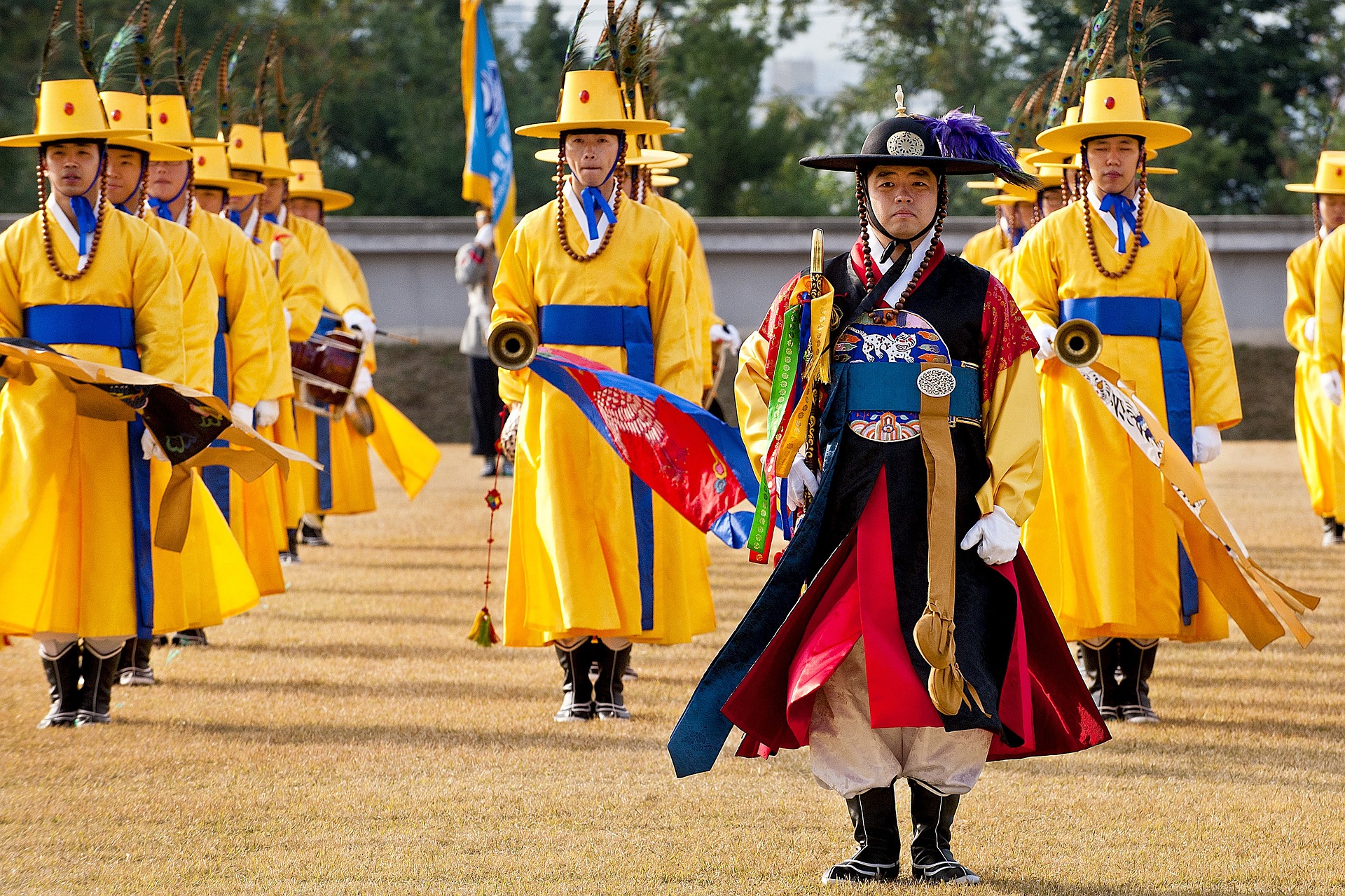 VW sieht sich derzeit strengen Prüfungen in Südkorea ausgesetzt. Hier eine traditionelle Ehrenwache.