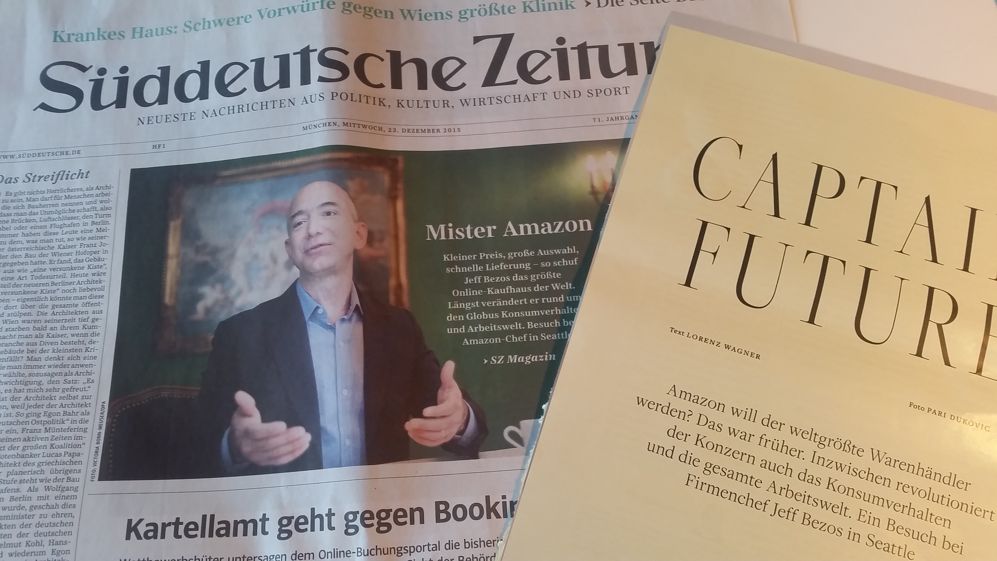 Jeff der Große im Porträt der SZ. Peinliche Lobhudelei.