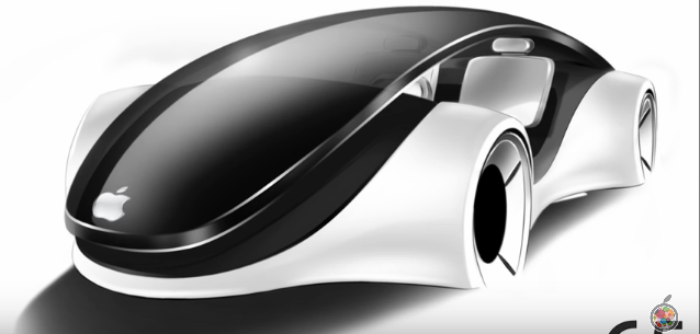 Wie das Appple iCar aussehen könnte, ist nicht klar. Im Internet überschlagen sich Grafiker mit futuristischen Entwürfen. Dieser hier entstammt einem YouTube-Video.