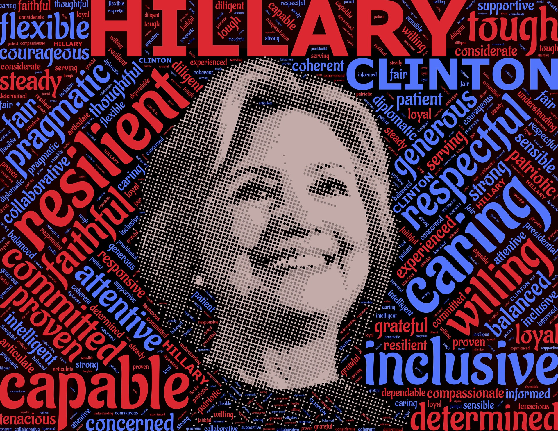 Anhänger der Clintons umgeben Hillary Clinton gerne mit einem Heiligenschein.