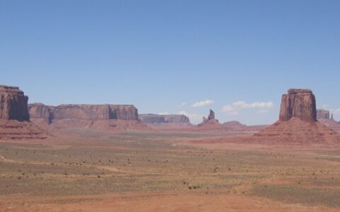 Bei Deutschen besonders als Reiseziel beliebt: Monument Valley in Arizona und Utha in den USA.