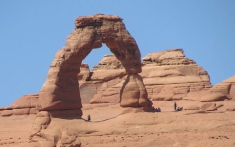 Welberühmt für seinen natürlichen steinernen Windows: Der Arches Nationalpark