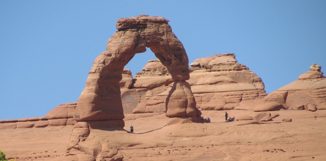 Welberühmt für seinen natürlichen steinernen Windows: Der Arches Nationalpark