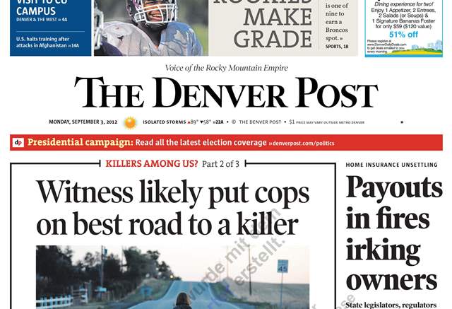 Die Tageszeitung The Denver Post aus den USA ist ein Aushängeschild bis heute - trotz Internet