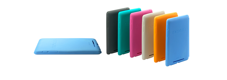 Bunte Google Nexus Phones.