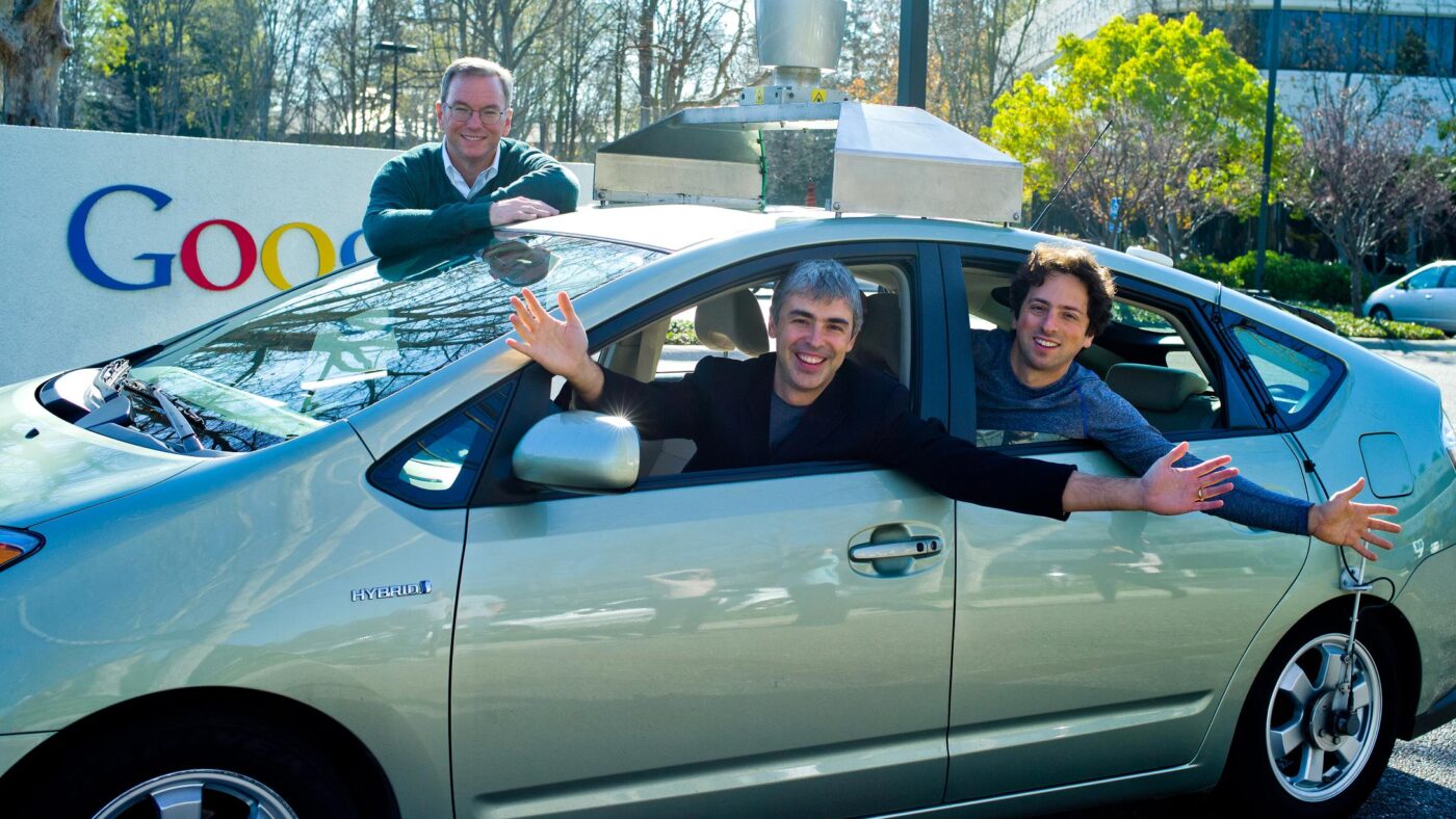 Eric, Larry und Sergey - so simpel stellt die Google-Presse-Chefs die Google-Chefs dar.