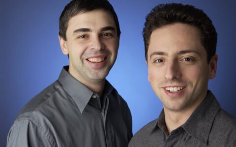 Die Gründer Larry Page und Sergey Brin