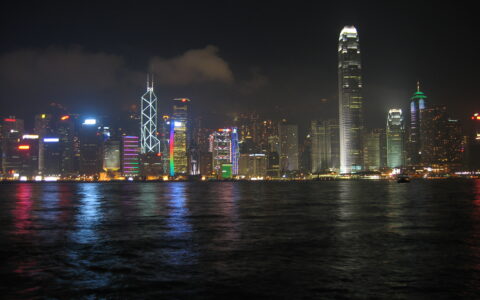 Die Börsen in Asien gehen weiter nach oben. Hier die Skyline vom Finanzplatz Hongkong.